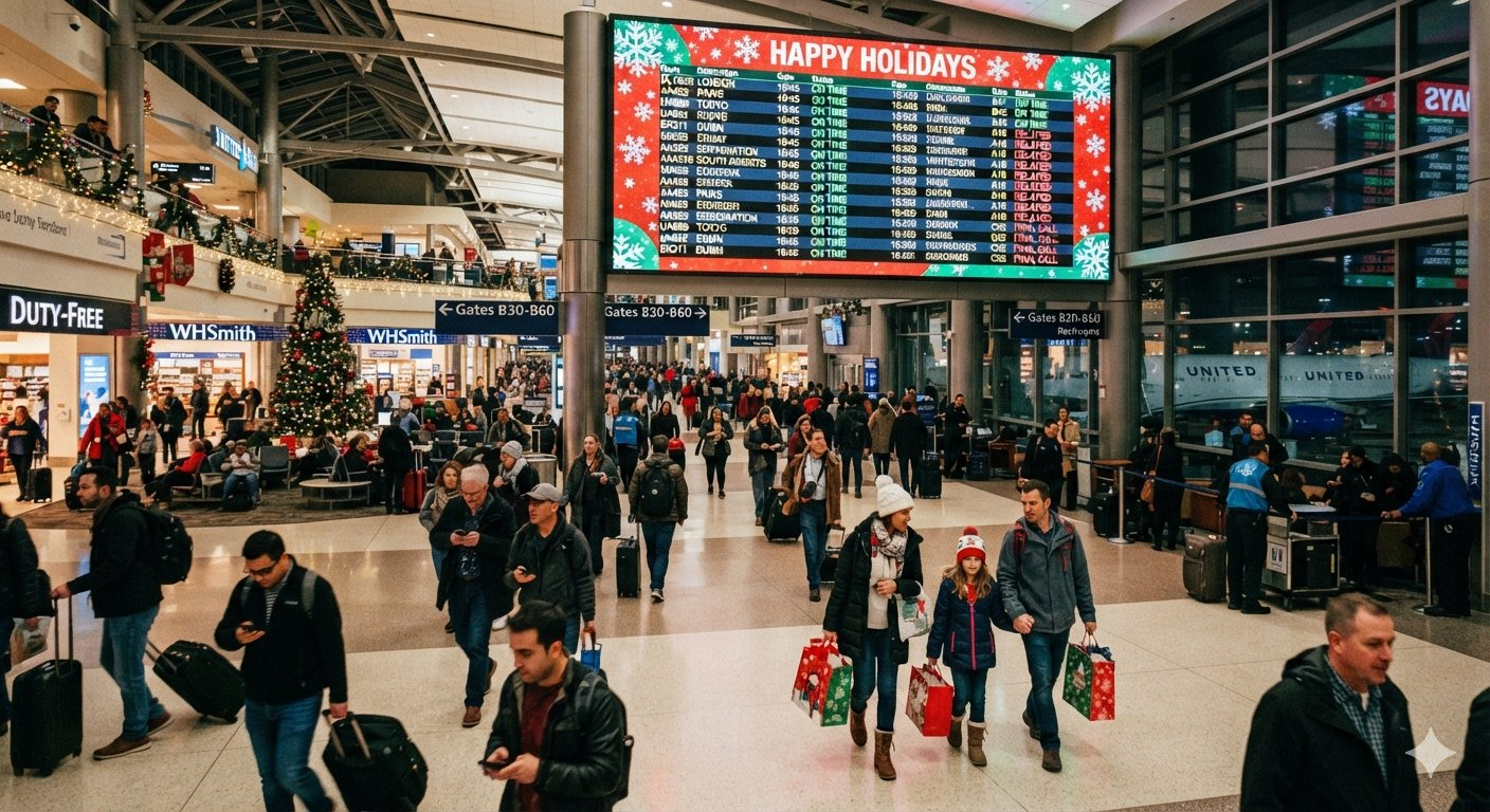 Domestic round-trip airfare has surged more than 23% this year, pushing holiday travel costs to a 10-year high, according to travel data platform Hopper.